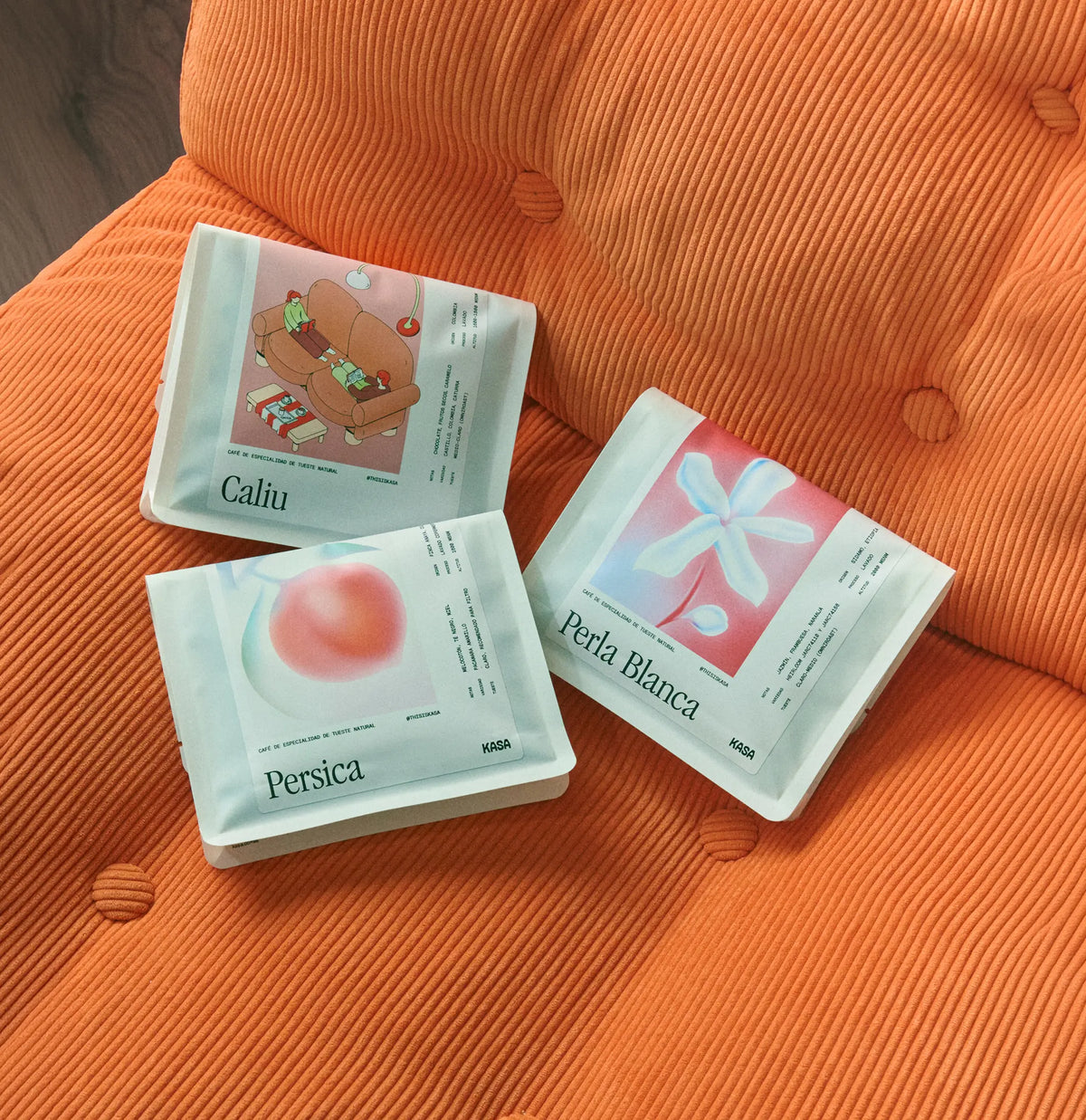 Pack Contrastes: Persica, Perla Blanca y Caliu